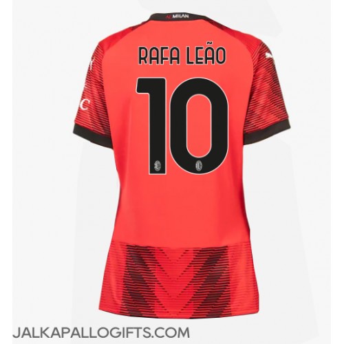 AC Milan Rafael Leao #10 Kotipaita Naiset 2023-24 Lyhythihainen
